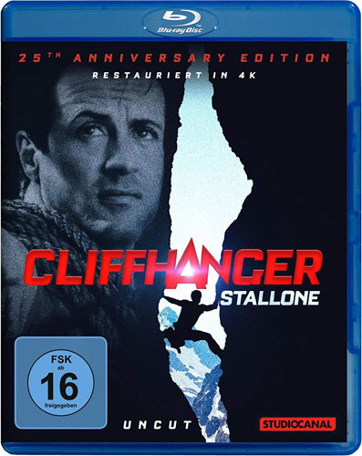 Cliffhanger (BR) 25th A.E. -uncut-
25th Anniversary Edition, Remastered