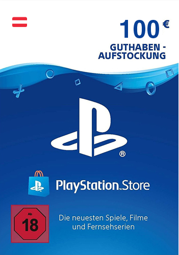 PSN Code 100  Euro AT
Code wird als PDF Datei geliefert
PlayStation Network Einzweckgutschein