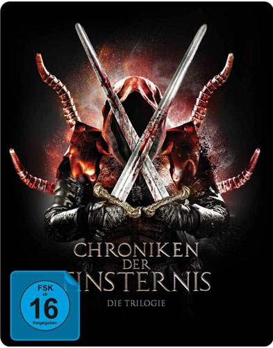 Chroniken der Finsternis - Trilogie (BR)
Limited Collerctors SteelBook, 3Disc
Min: 303/DD5.1/WS