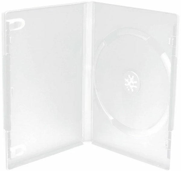 Leerhülle DVD Box für 1-DVD transparent