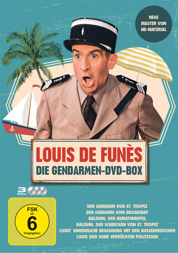 Louis de Funes - Gendarmen BOX (DVD)
3-DVDs
