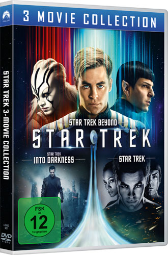 STAR TREK - Three Movie Collection (DVD)
Min: 366/DD5.1/WS 3Disc, Filme: 11/12/13