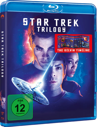STAR TREK - Three Movie Collection (BR)
Min: 381/DD5.1/WS 3Disc, Filme: 11/12/13