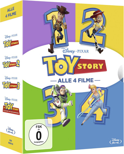 Toy Story  1-4 BOX (BR) 4Disc Set
Min: 375/DD5.1/WS
