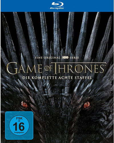 Game of Thrones - kompl. Staffel 8 (BR) Repack
FINALE Staffel, 3Disc, *Replenishment