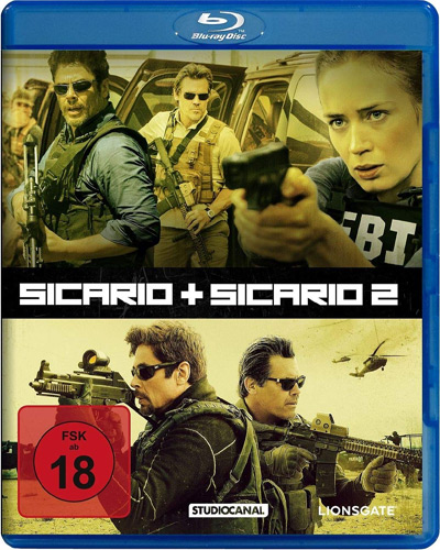 Sicario  1&2 (BR)
Min: /DTS-HD/HD-1080p   2Disc