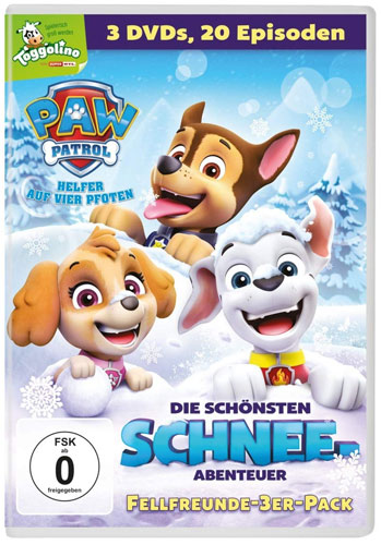 Paw Patrol BOX - Schnee Abenteuer (DVD)
3Disc