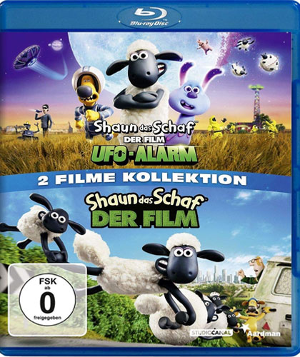 Shaun das Schaf - Der Film  1&2 (BR)
Doppelset, 2Disc