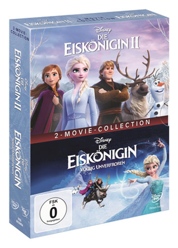 Eiskönigin, Die  1&2 (DVD) DP 2Disc 
Min: 217/DD5.1/WS   Frozen 1&2