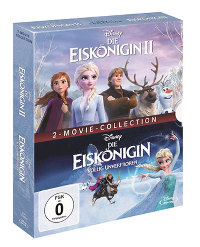 Eiskönigin, Die  1&2 (BR) DP 2Disc
Min: 226/DD5.1/WS   Frozen 1&2