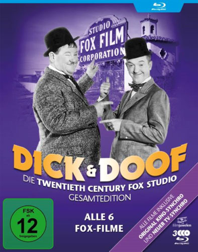 Dick & Doof  FOX-Studio-Edition (BR)
Alle 6 FOX Filme, 6Disc, Min: 414/DD/WS