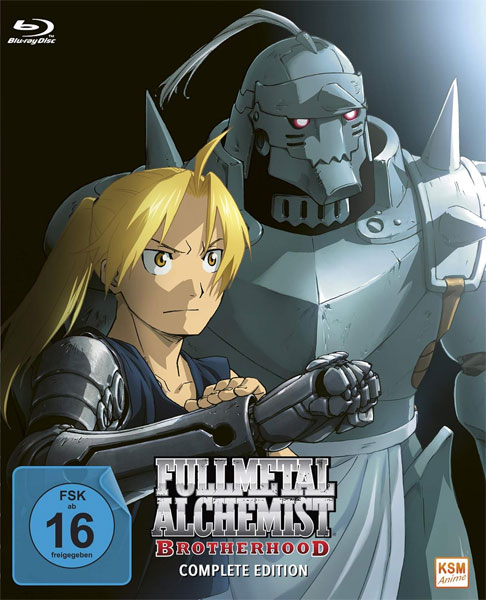 Full Metal Alchemist: Brotherhood BOX BR
Kompl. Serie (Alle Folgen + OVA)  9Disc