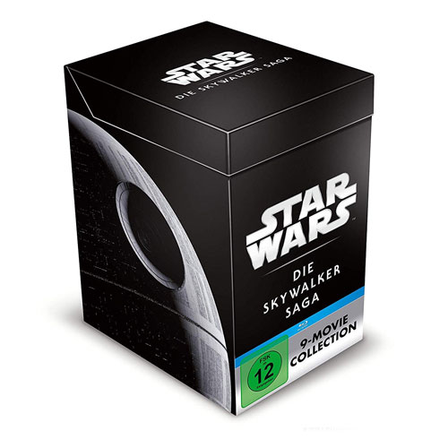 Star Wars  1-9  DIE SKYWALKER SAGA (BR)
BluRay-Edition, 18 Disc, BR+Bonusdisc