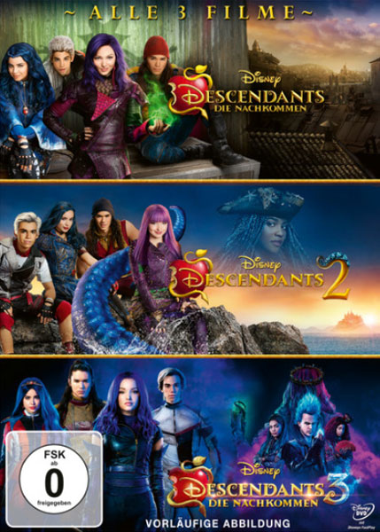 Descendants  1 - 3 BOX (DVD) 3Disc
Die Nachkommen, Min: 316/DD5.1/WS