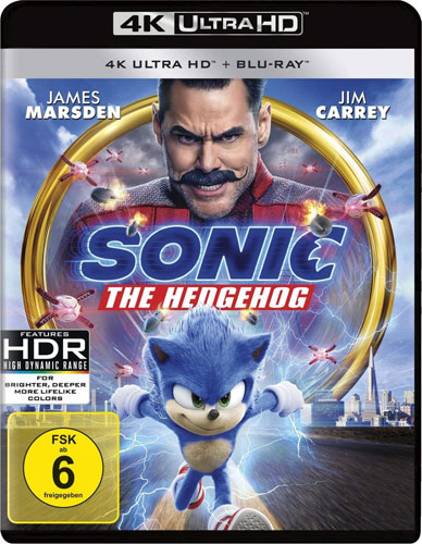 Sonic the Hedgehog (UHD+BR) 4K
Min: 104/DD5.1/WS