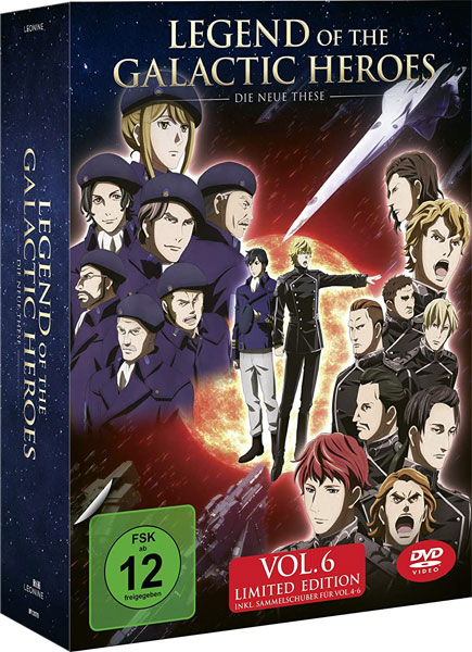 Legend of t.Galactic Heroes: NT #6 (DVD)
Die Neue These Vol.#6, Min: 96/DD5.1/WS