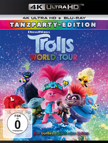Trolls World Tour (UHD) 2Disc
Min: 94/DD5.1/WS  4K Ultra