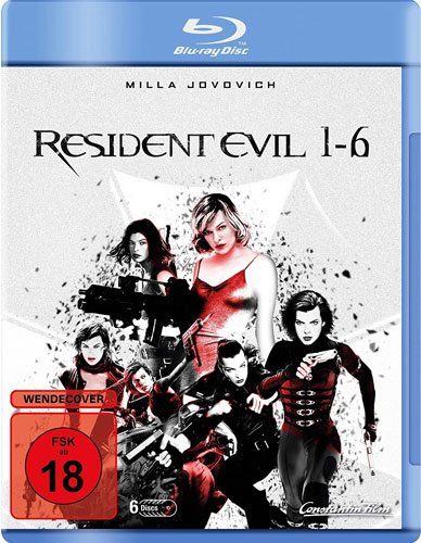 Resident Evil:  1-6 Movie Col.(BR) 6Disc
Min: 571/DD5.1/WS   Limitierte Auflage