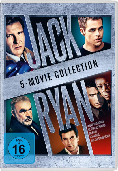 Jack Ryan 1-5  (DVD) Movie Collection
Min: 597/DD5.1/WS    5Disc