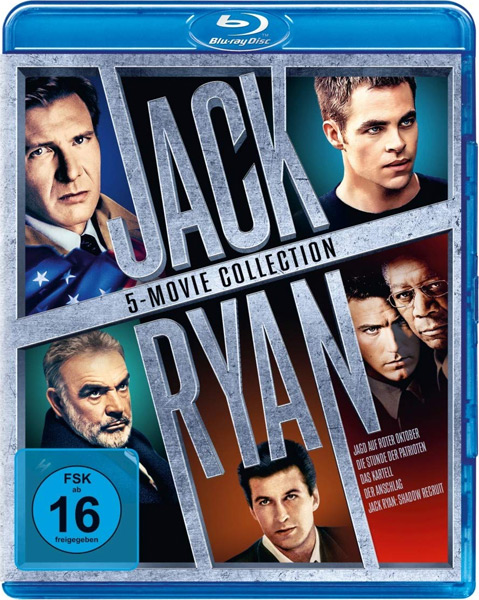 Jack Ryan 1-5  (BR) Movie Collection
Min: 597/DD5.1/WS    5Disc