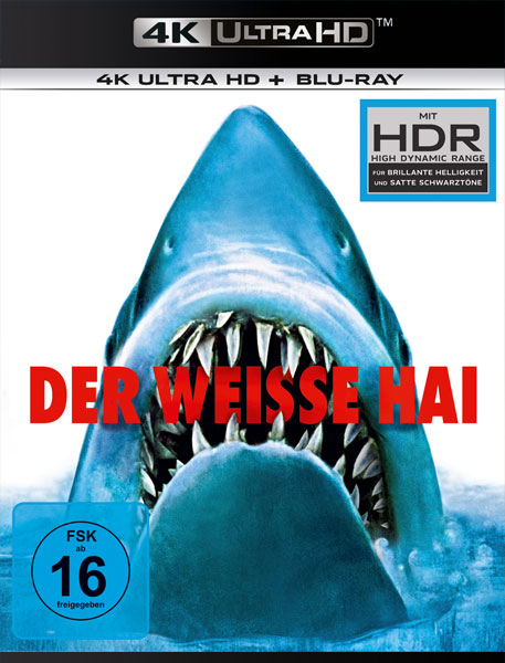 Weiße Hai 1 (UHD) Replenishment Jaws
Min: 124/DD5.1/WS  UHD+BR, 2Disc