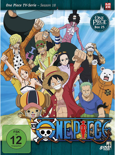 One Piece BOX 25 (DVD)  TV-Serie
(Episoden 747-779)  5Disc