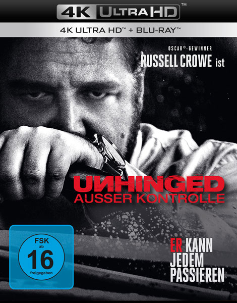 Unhinged - Ausser Kontrolle (UHD) 2Disc
Min: 94/DD5.1/WS  4K Ultra  UHD+BR