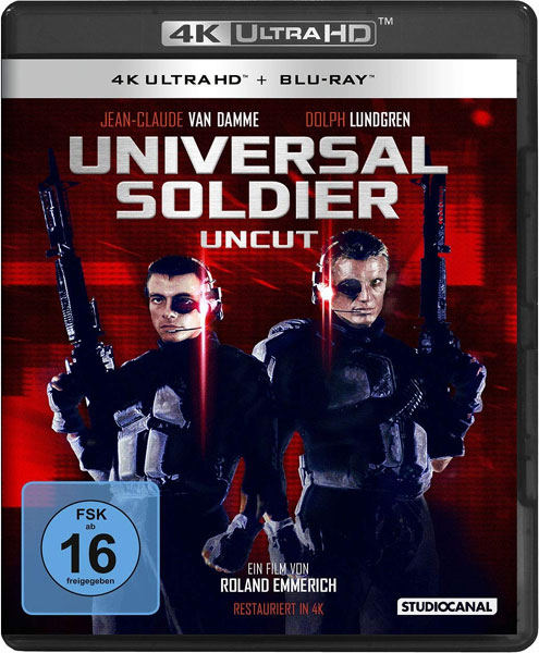 Universal Soldier (UHD+BR)  UNCUT
Min: /DD/WS    4K Ultra