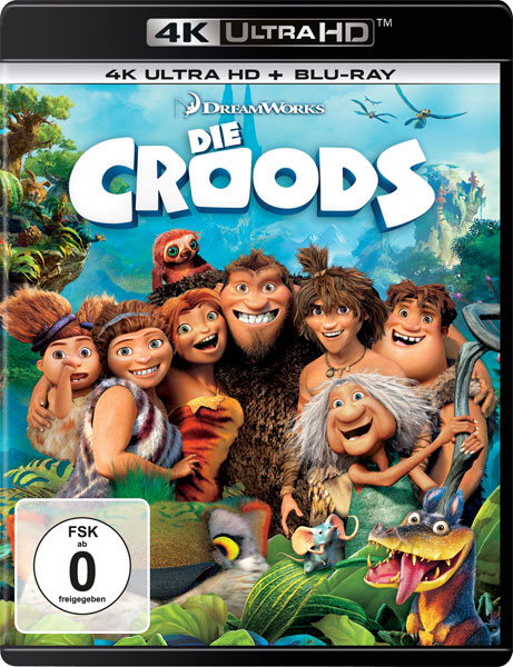 Croods, Die (UHD+BR) 2Disc
Min: 99/DD5.1/WS  4K Ultra