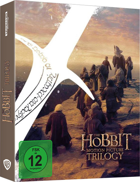 Hobbit, Der  Spielfilm-Trilogie (UHD)
6Discs, UHD+BR, 4K Ultra