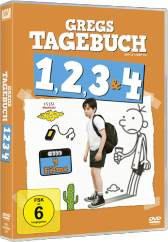 Gregs Tagebuch  1-4 (DVD) 4Disc
Min: /DD5.1/WS  *Neuauflage