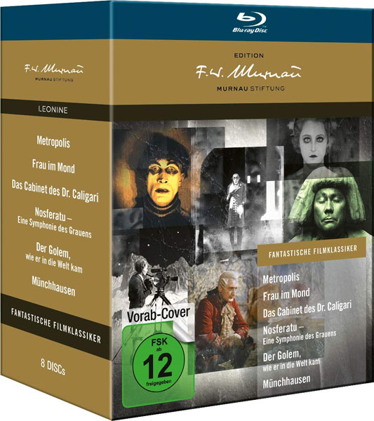 Fantastische Filmklassiker BOX (BR)
8Disc, Murnau Stiftung