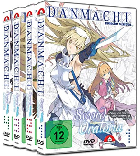 DanMachi - Sword Orato. Bundel 1-4 (DVD) 
Collectors Edition Vol. 1-4, Spinoff