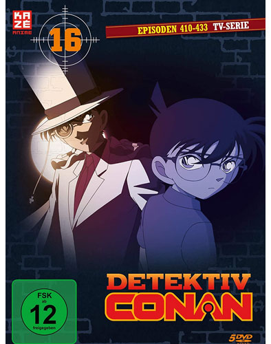 Detektiv Conan - TV Serie Box 16 (DVD) 
5DVDs, Episoden 409-433