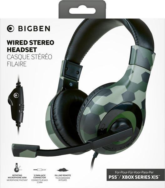 Multi Headset Stereo V1  BigBen
green/camo