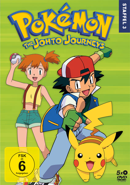 Pokemon  Staffel #3 (DVD) Johto Reisen
Min: 902/DD/WS  5Disc