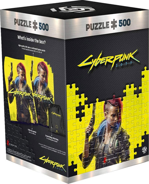 Merc  Puzzle Cyberpunk 2077 Keyart Female V
500 Teile