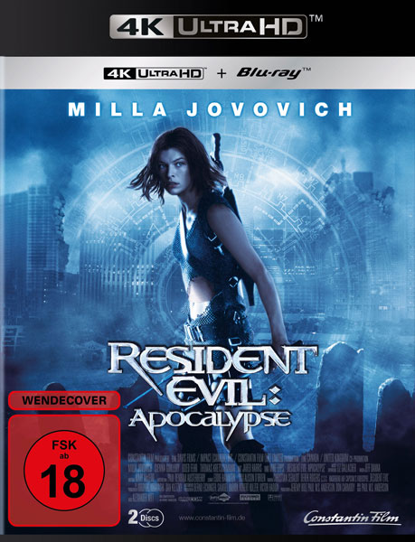 Resident Evil: 2 (UHD+BR) Apocalypse
Min: 94/DD5.1/WS 4K Ultra