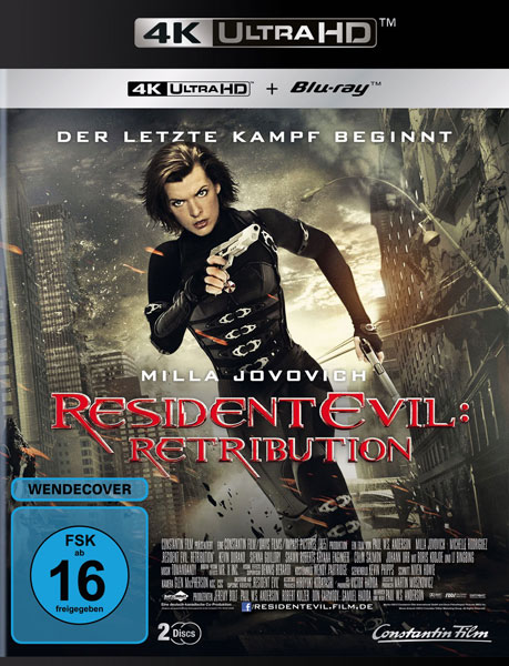 Resident Evil: 5 (UHD+BR) Retribution
Min: 100/DD5.1/WS 4K Ultra