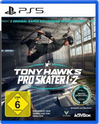 Tony Hawks Pro Skater 1+2  PS-5
Remastered