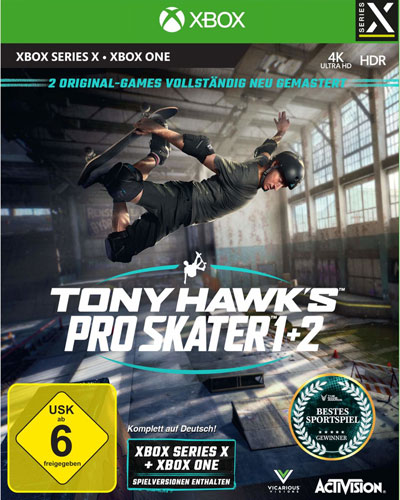 Tony Hawks Pro Skater 1+2  XBSX
Remastered