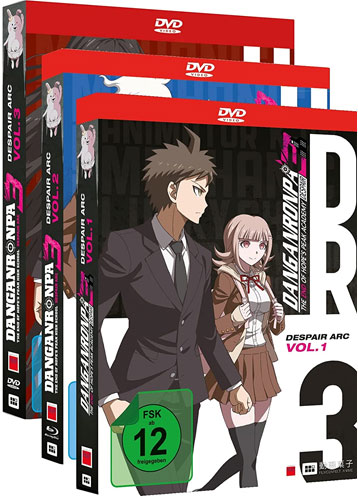Danganronpa 3: Despair Arc  1-3 (DVD)
Gesamtausgabe, Bundle, 3Disc