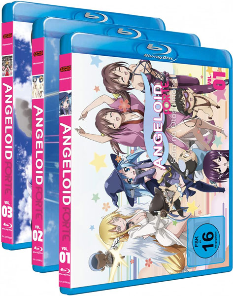 Angeloid: Sora no Otoshimono BOX 2 (BR) 
Forte, Kompl. Staffel 2, Bundle Vol.1-3