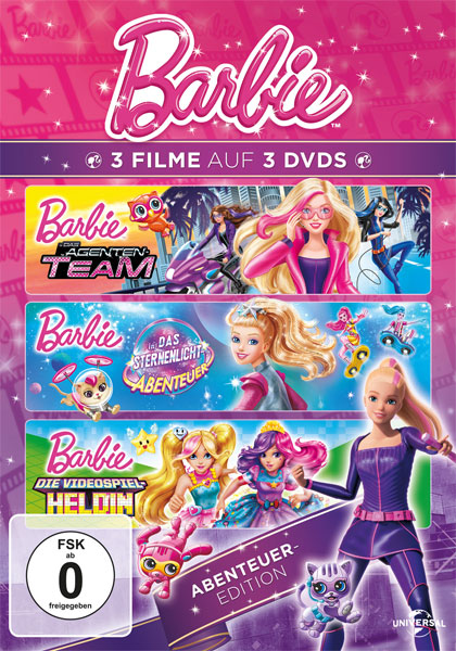 Barbie:  Abenteuer-Edition (DVD)
Min: 218/DD/VB   3Disc