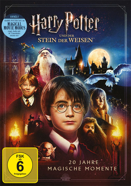 Harry Potter 1 - Stein d.Weisen (DVD) JE
2Disc Jubiläums-Ed, Magical Movie Modus