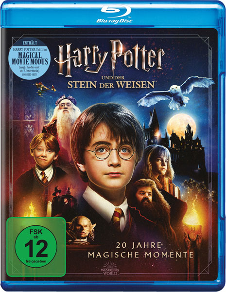 Harry Potter 1 - Stein d.Weisen (BR) JE
2Disc Jubiläums-Ed, Magical Movie Modus