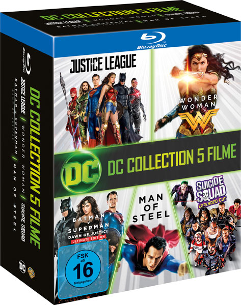 DC 5-Film-Collection (BR) 7Disc
5 Filme