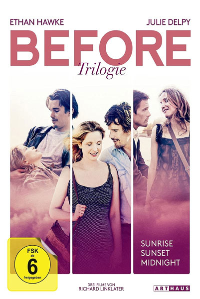 Before - Trilogie (DVD)
Min:279/DD5.1/WS Sunrise/Sunset/Midnight