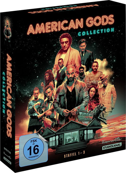 American Gods - Staffel  1-3 (BR)
Min: 1399/DD5.1/WS  10Disc, Schuber