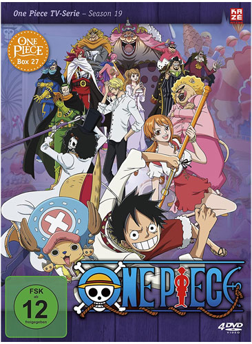 One Piece BOX 27 (DVD)  TV-Serie
(Episoden 805-828)  4Disc